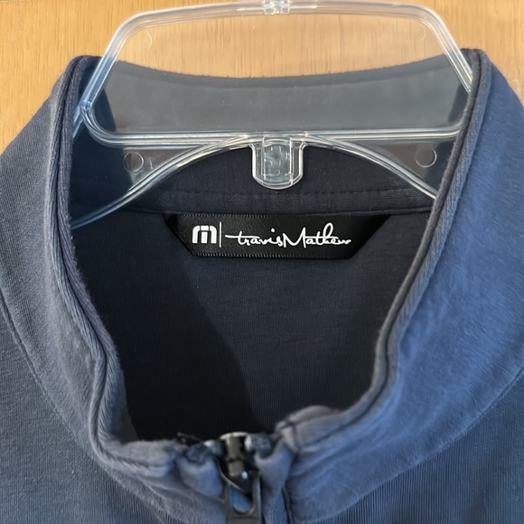 Travis Mathew Men’s Full Zip Sweatshirt Golf Activewear Blue Size Medium - Picture 3 of 16